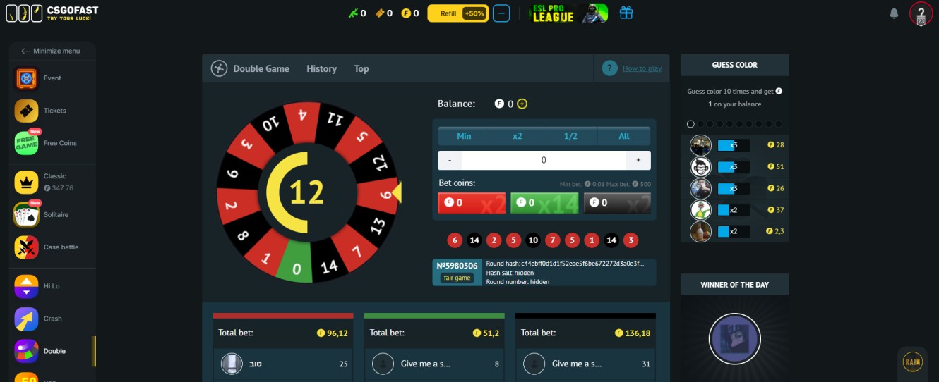 CSGOFAST Double