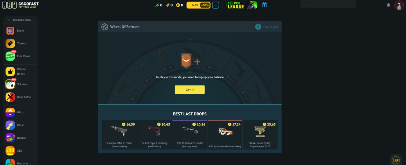 CSGOFAST Wheel