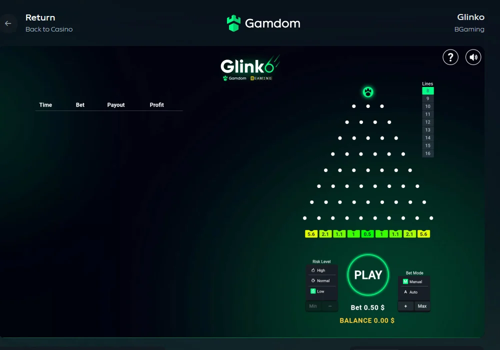 gamdom plinko