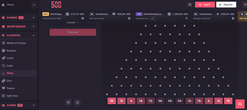 plinko game