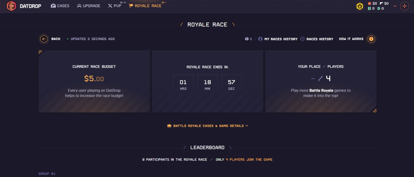 Datdrop Royale Race