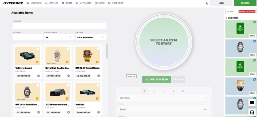 Hypedrop Deals