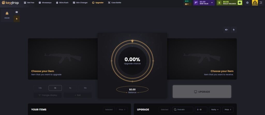 KeyDrop Upgrader