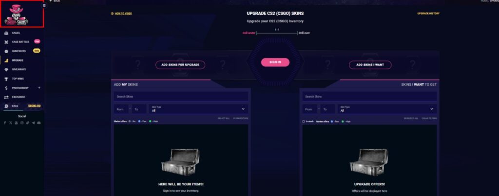 DaddySkins Upgrade